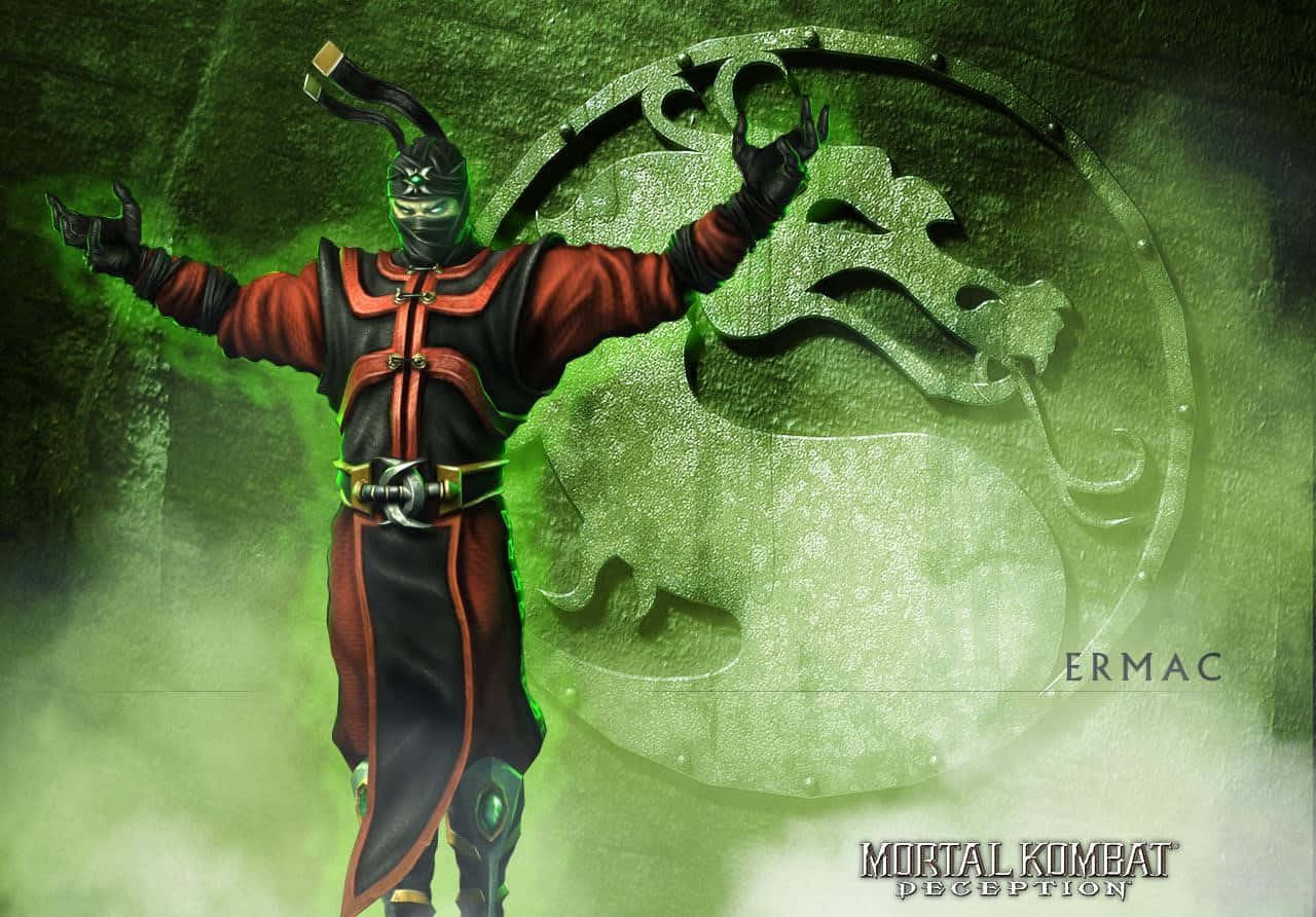 Download Ermac, the Powerful Mortal Kombat Sorcerer Wallpaper