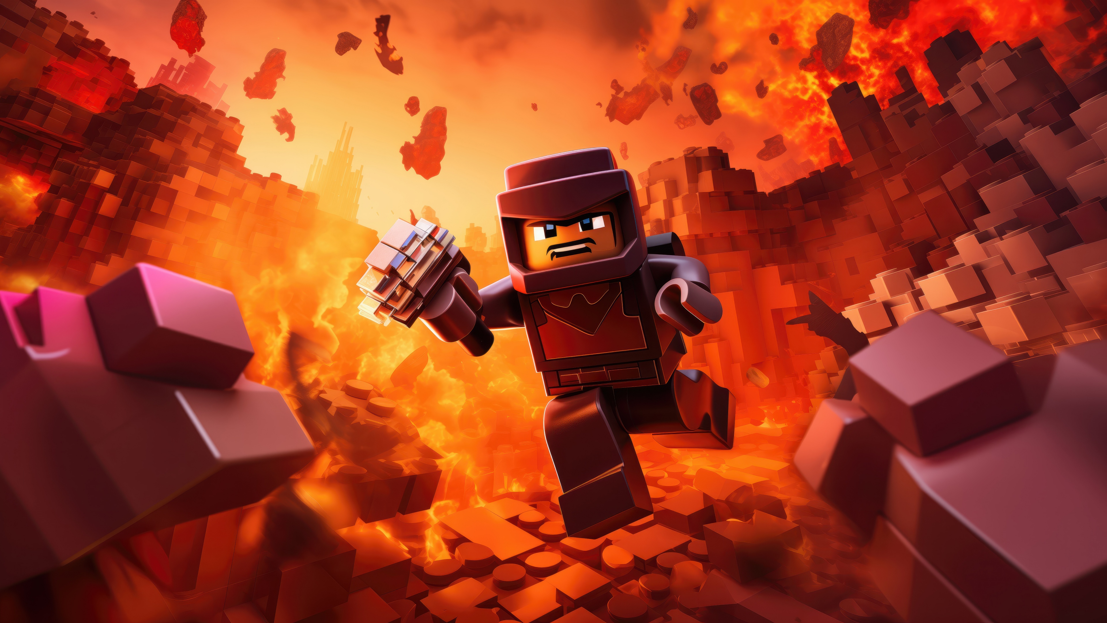 Roblox Wallpaper 4K, Video Game, LEGO