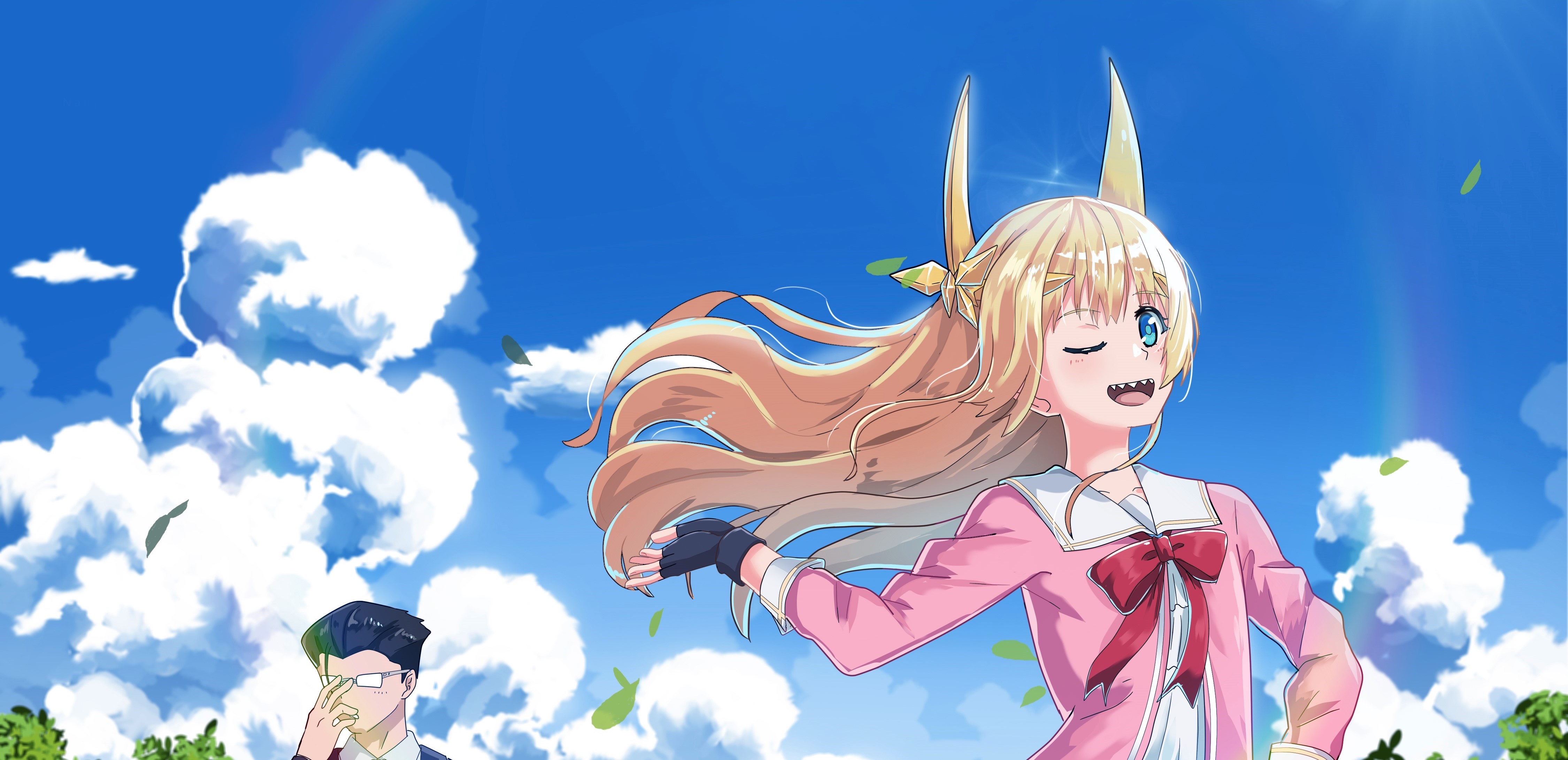 Download Tsukasa Jinguuji Hinata Tachibana Anime Fantasy Bishoujo Juniku Ojisan To 4k Ultra HD Wallpaper