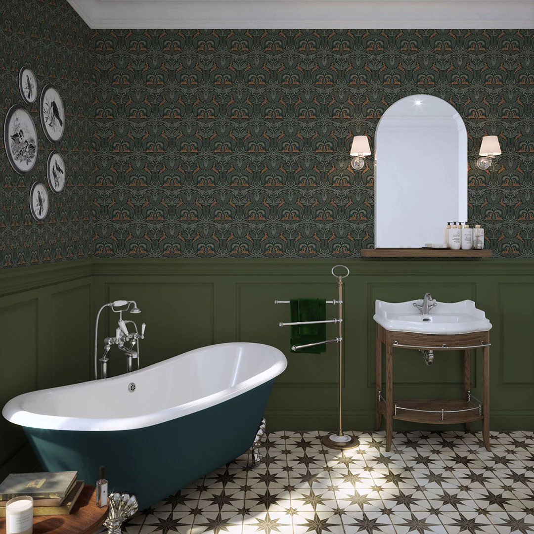 Bathroom Wallpaper Ideas to Infuse Personality Into Your Retreat