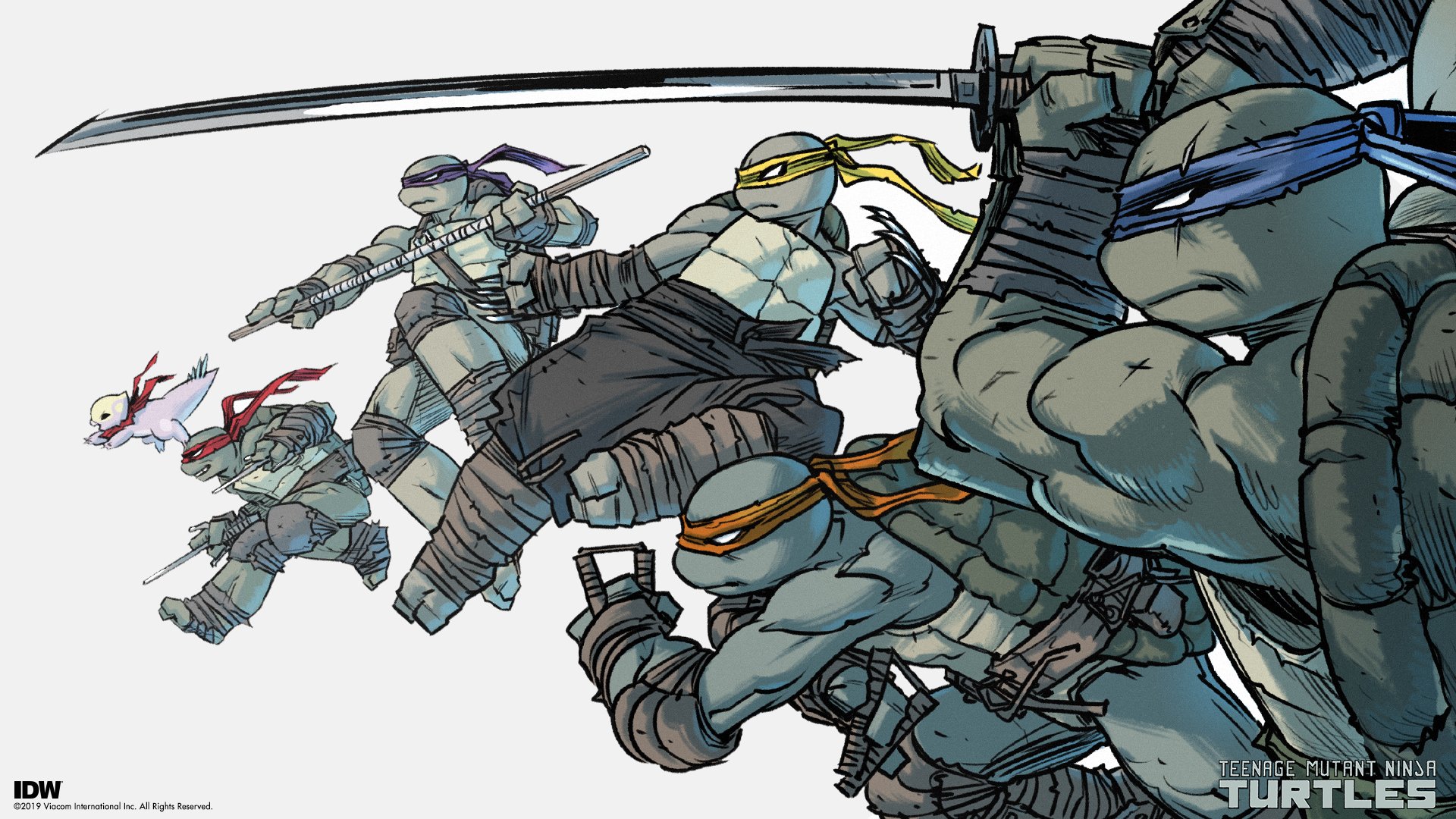 IDW Publishing Mutant Ninja Turtles is out today! To celebrate, check out the fan kit right here where you can download these wallpaper and more! Pick up
