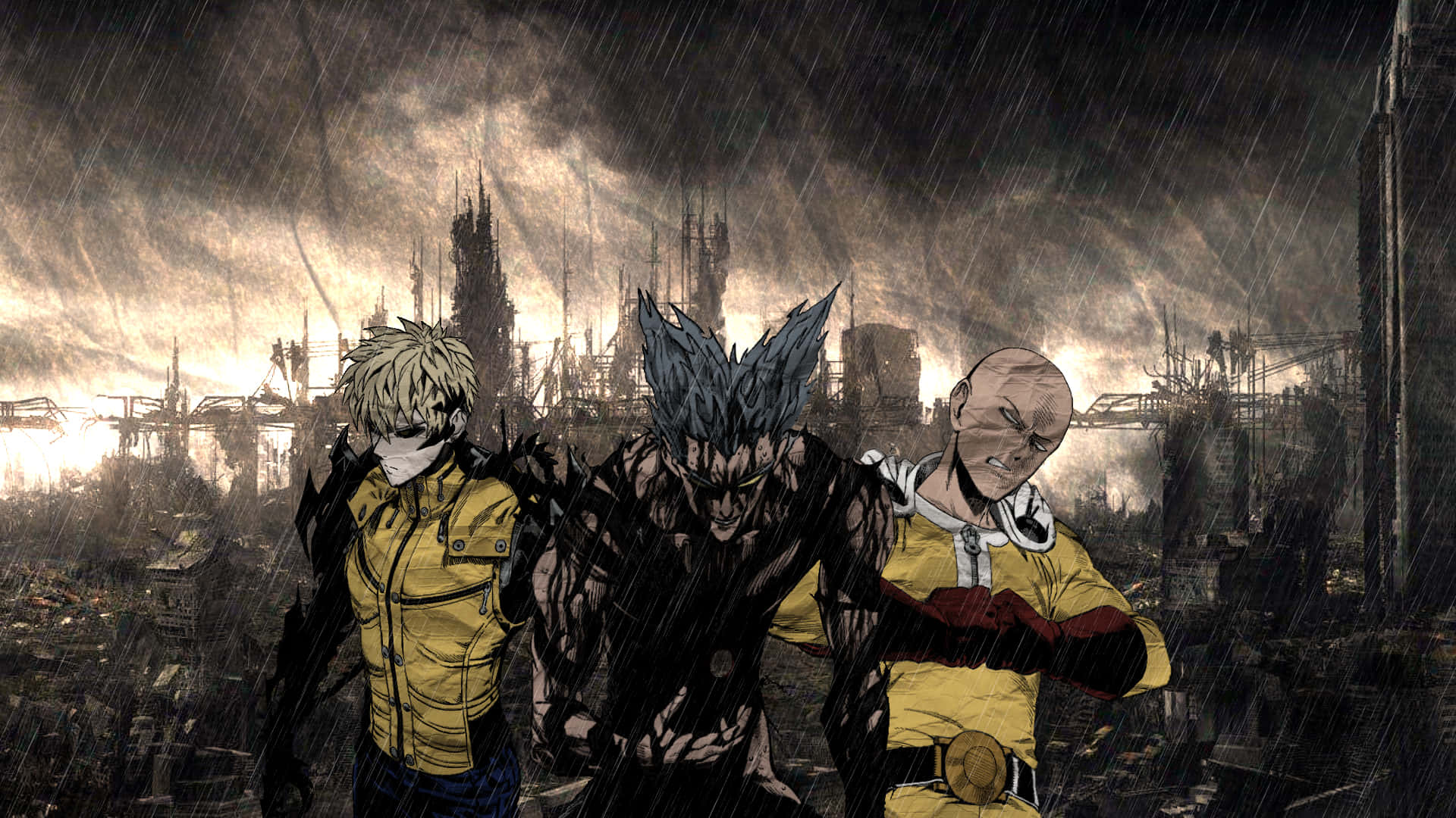 Download One Punch Man Season 2 Heroes Unite Wallpaper