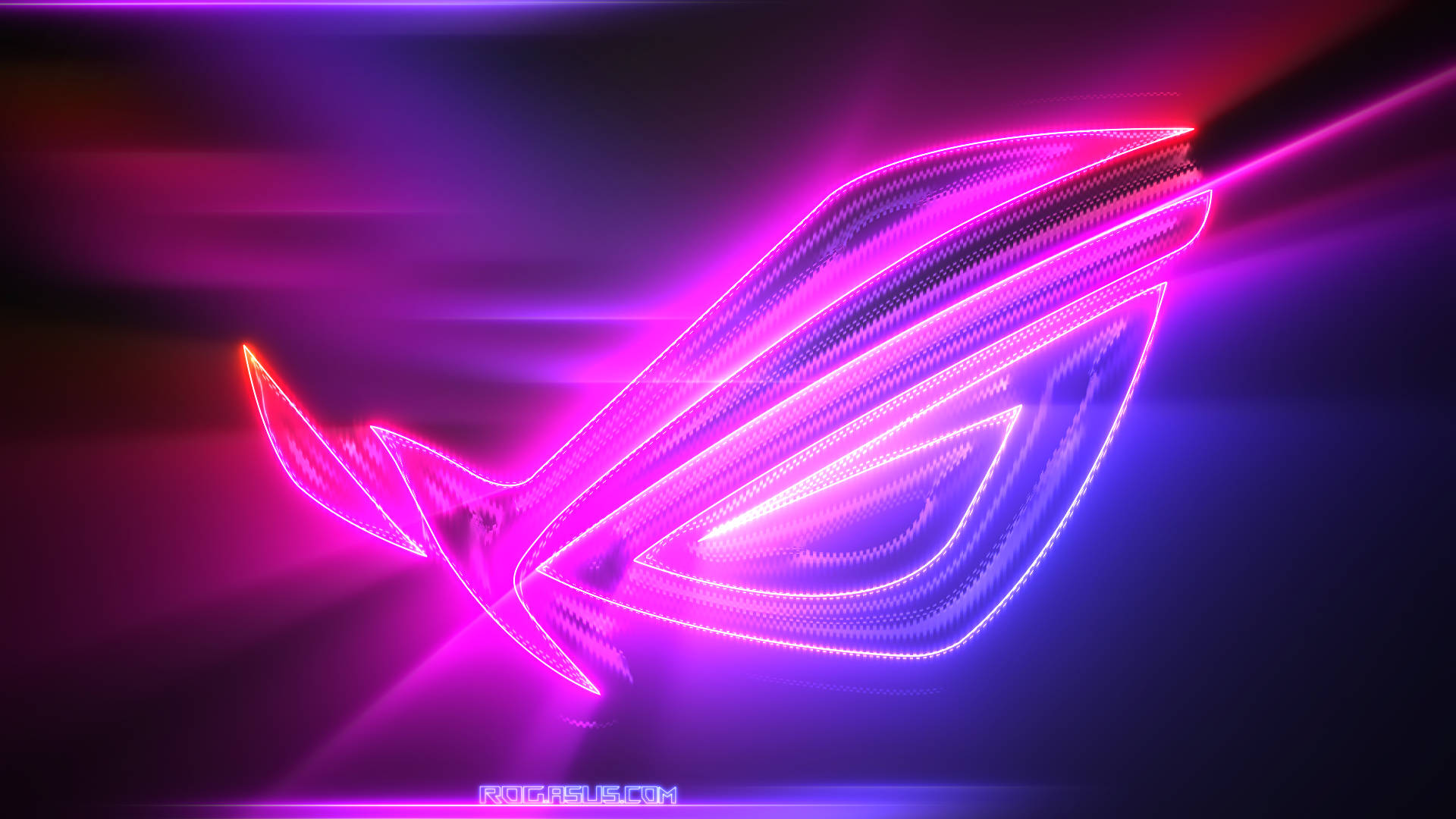Download Neon Asus ROG Symbol Wallpaper