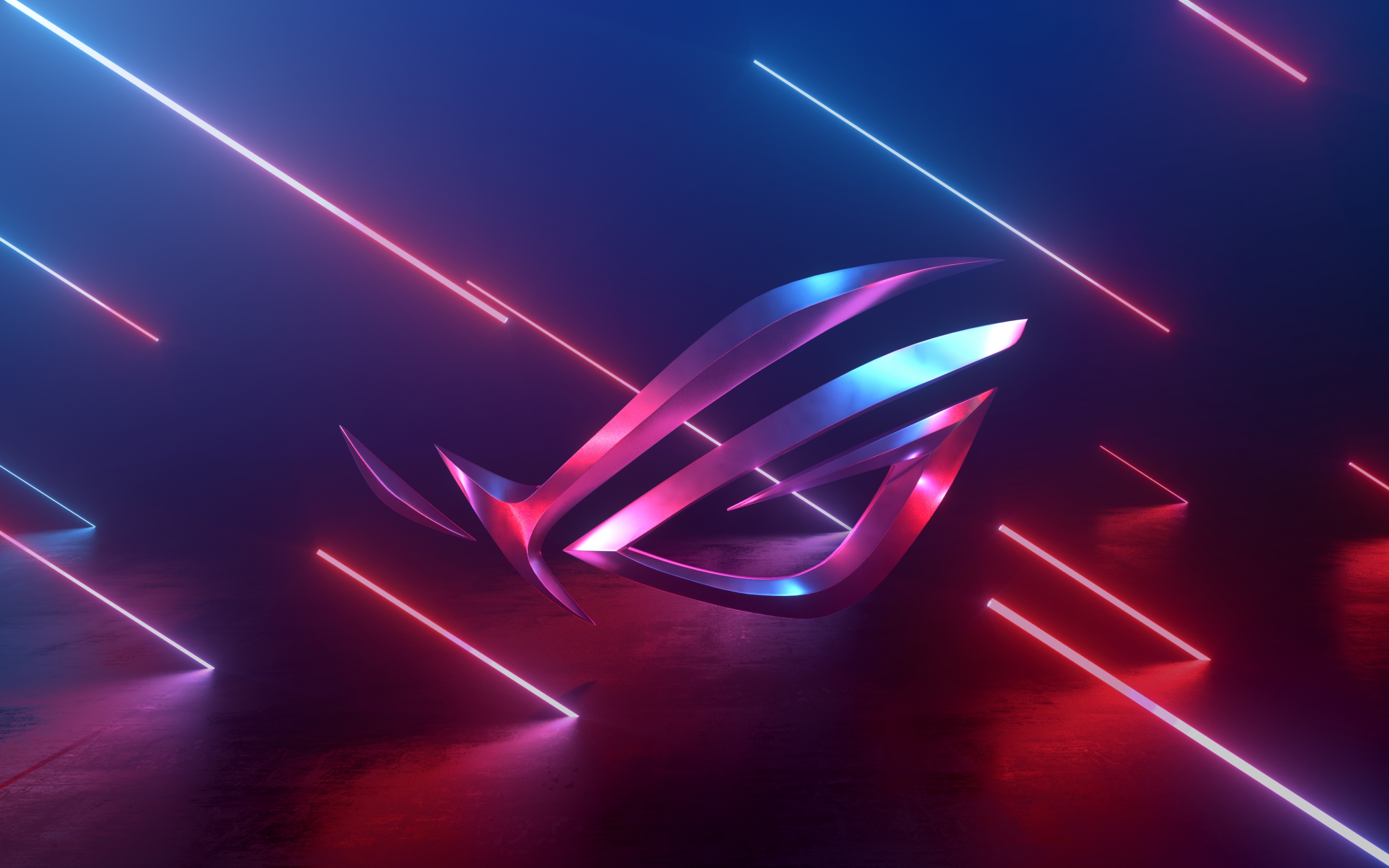 ASUS ROG Wallpaper 4K, Neon background