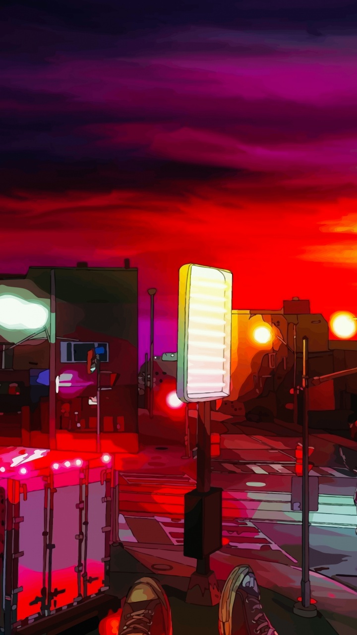 Cyberpunk Wallpaper for Mobile Phone [HD]