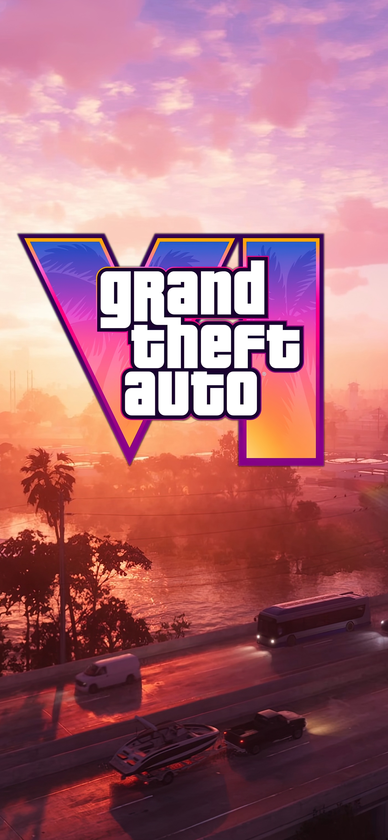 Made a GTA VI Mobile Wallpaper (reupload due to mark)