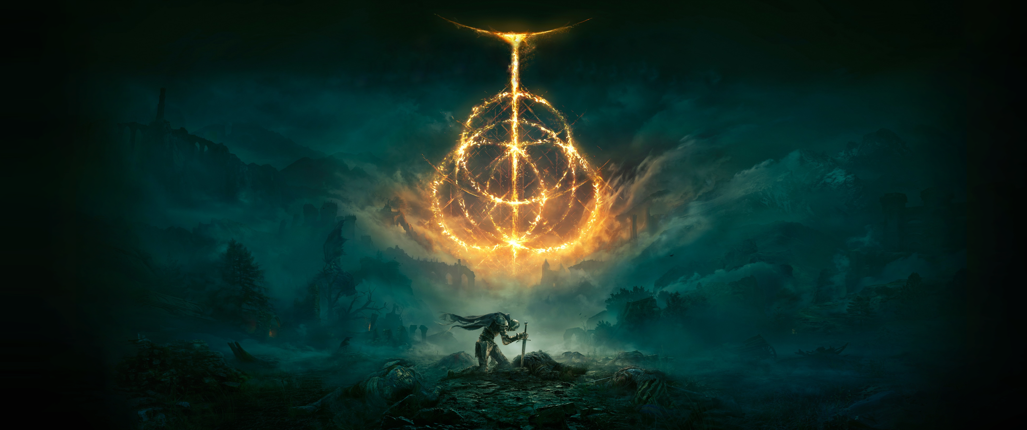 Text Free Ultrawide Elden Ring Wallpaper 3440x1440p
