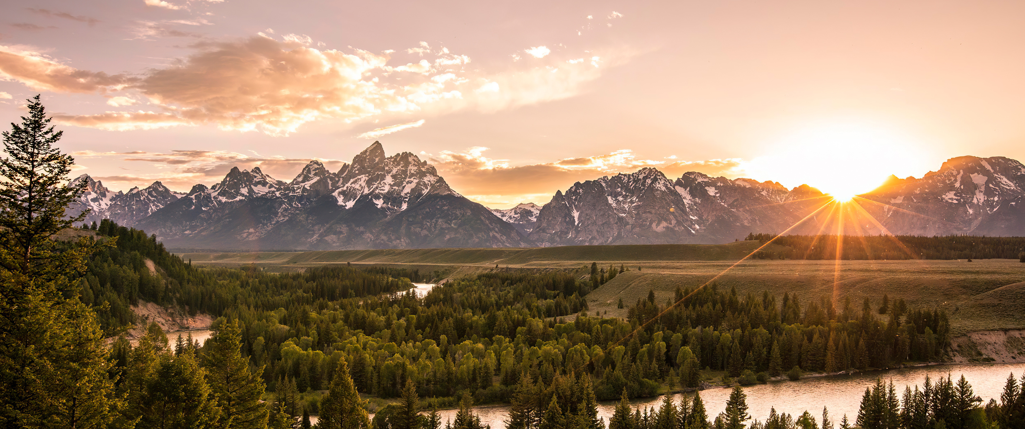 Grand Tetons Landscape 4k UltraWide Quad HD 1440P , HD 4k Wallpaper, Image, Background, Photos and Picture