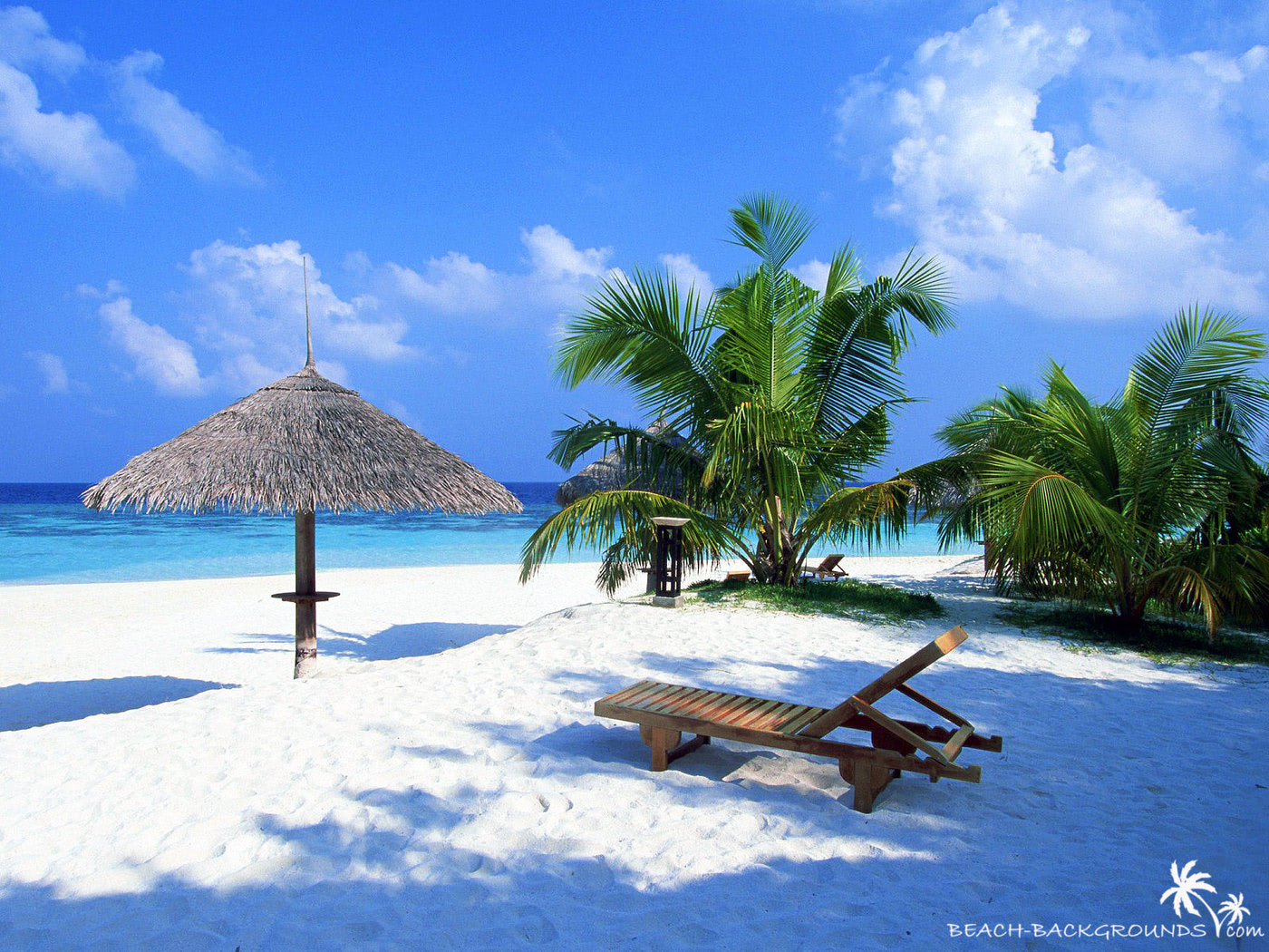 Tropical beach wallpaper