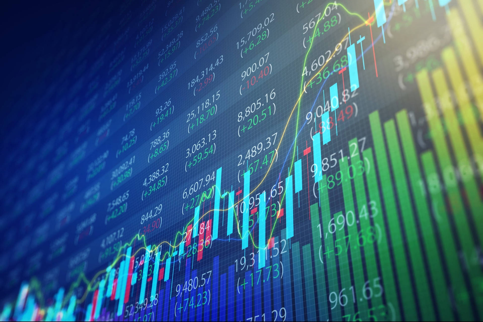 Download Colorful Inflation Chart Wallpaper