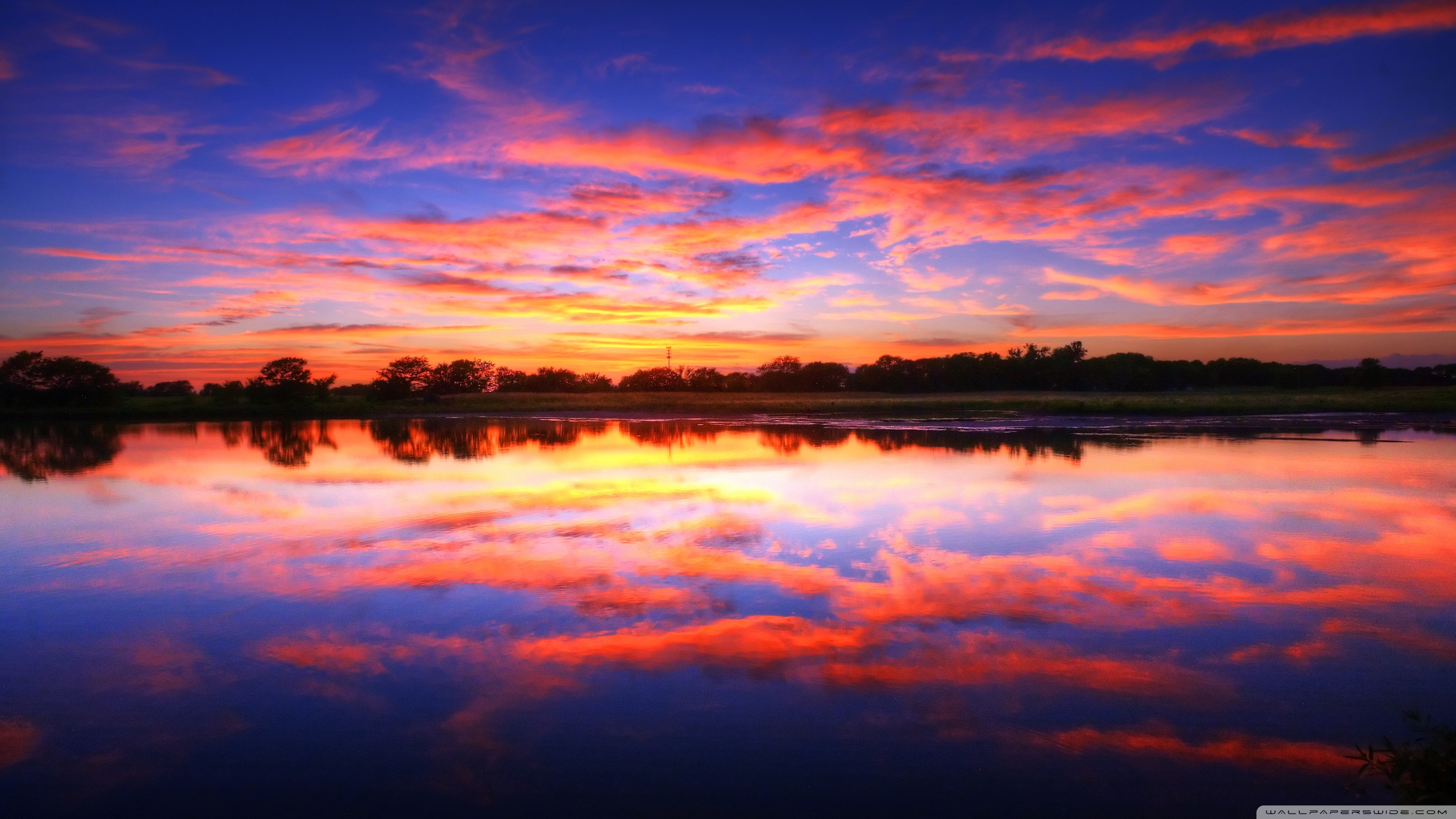 Pastel Sunset 4K UHD Wallpaper for UltraHD Desktop and TV, Widescreen and UltraWide Display, Smartphone and Tablet Devices