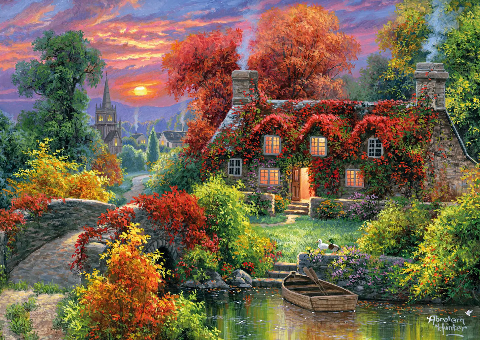 Puzzle Hunter: Autumn at the Lake House, 1 000 pieces