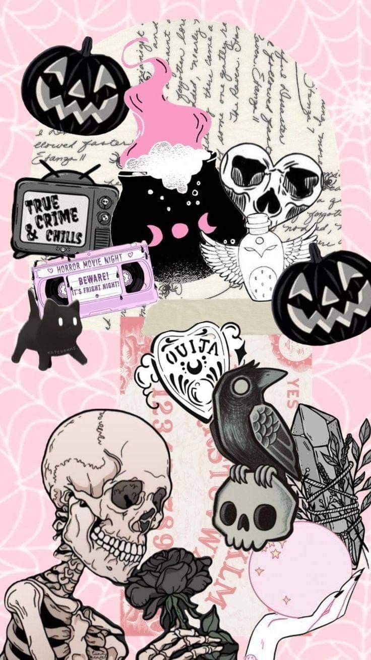 Valentines Day. Halloween wallpaper iphone, Witchy wallpaper, Halloween wallpaper iphone background