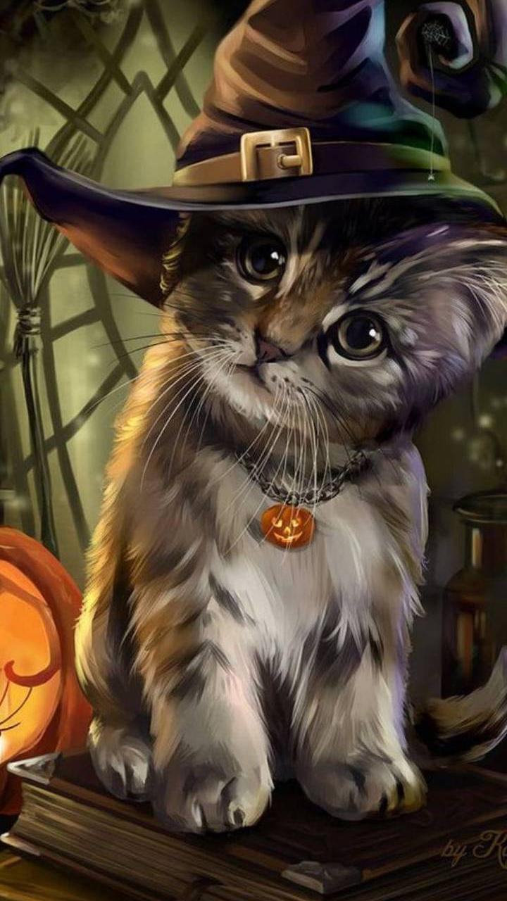 Phone wallpaper for Halloween