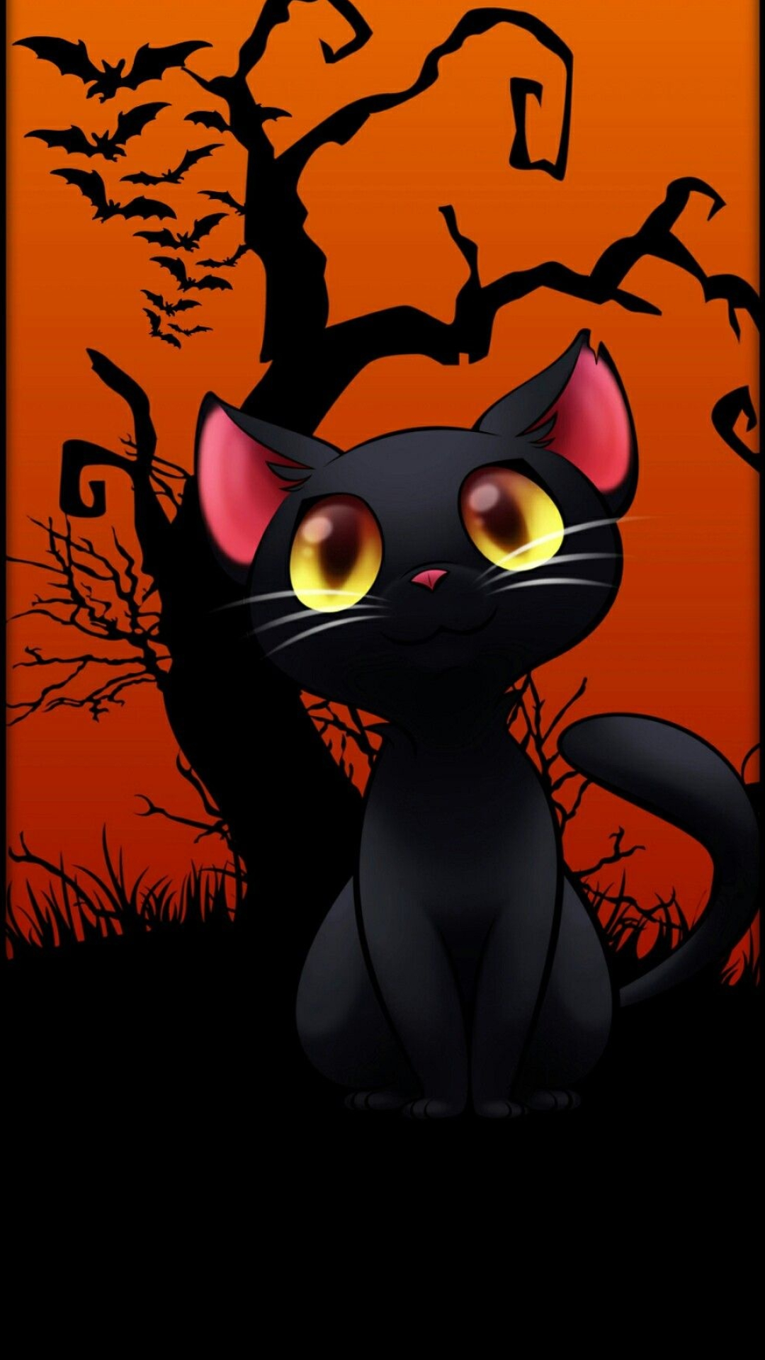 Halloween Cat Wallpaper