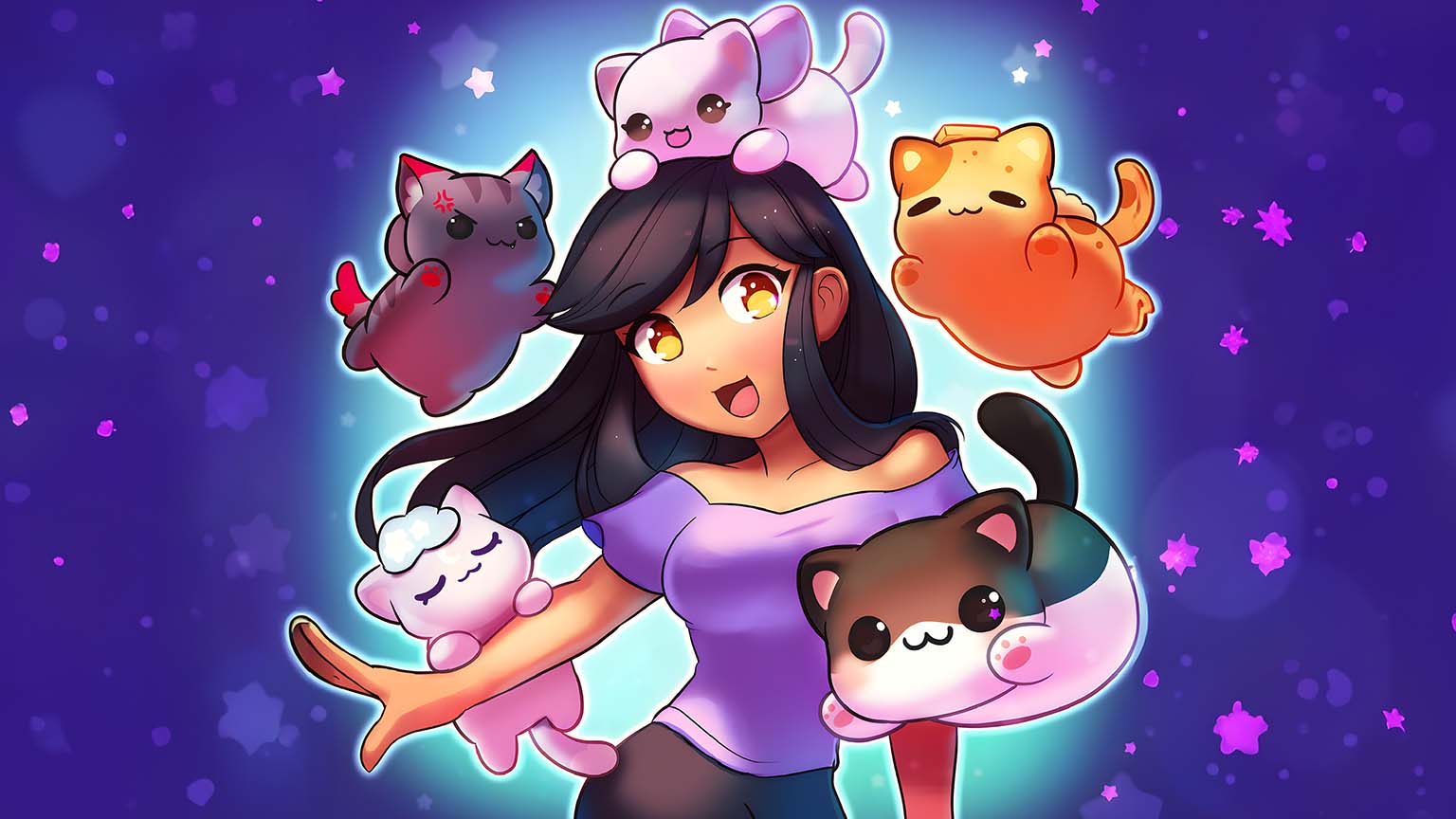 Aphmau Cute Cats Desktop Wallpaper Wallpaper 4K