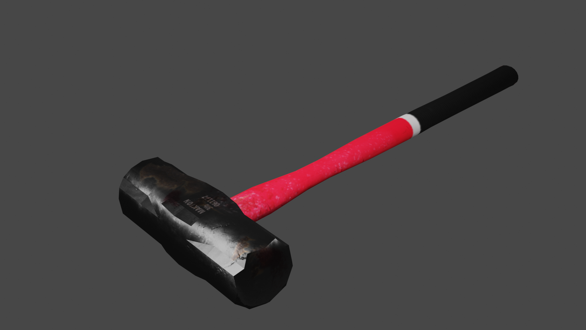 Blend Swap. EVIL SLEDGEHAMMER (LOW POLY)