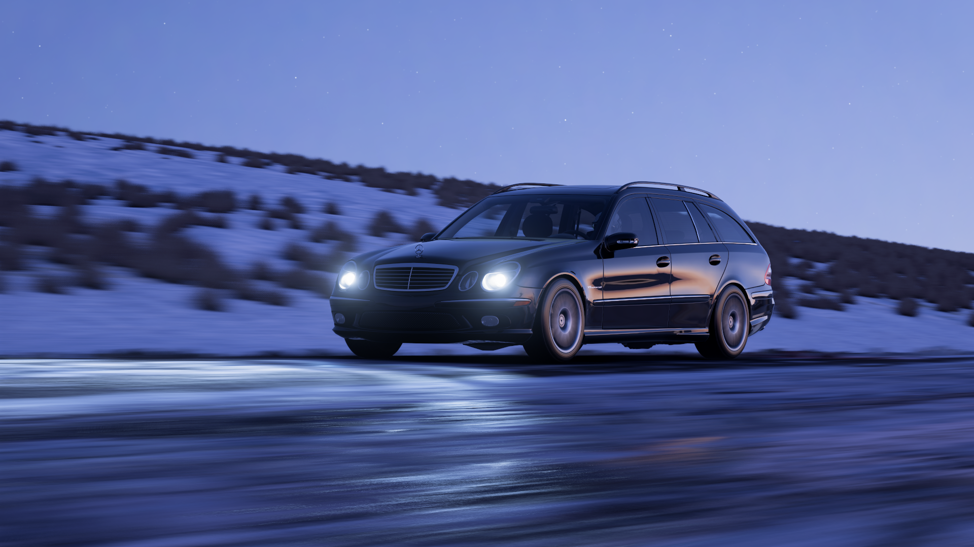 MB E55 AMG Wagon is my new favorite cruising car