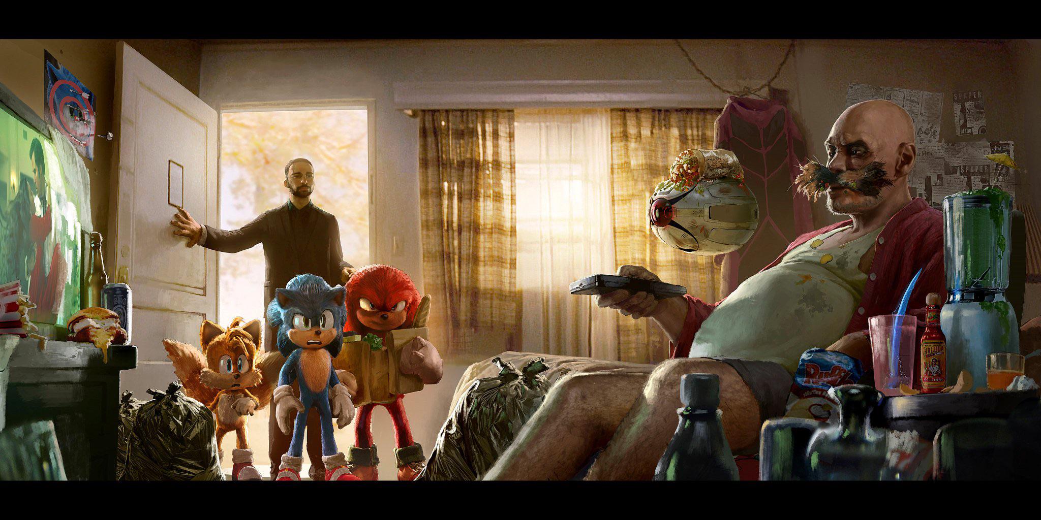 A Piece of Concept Art for Sonic the Hedgehog 3