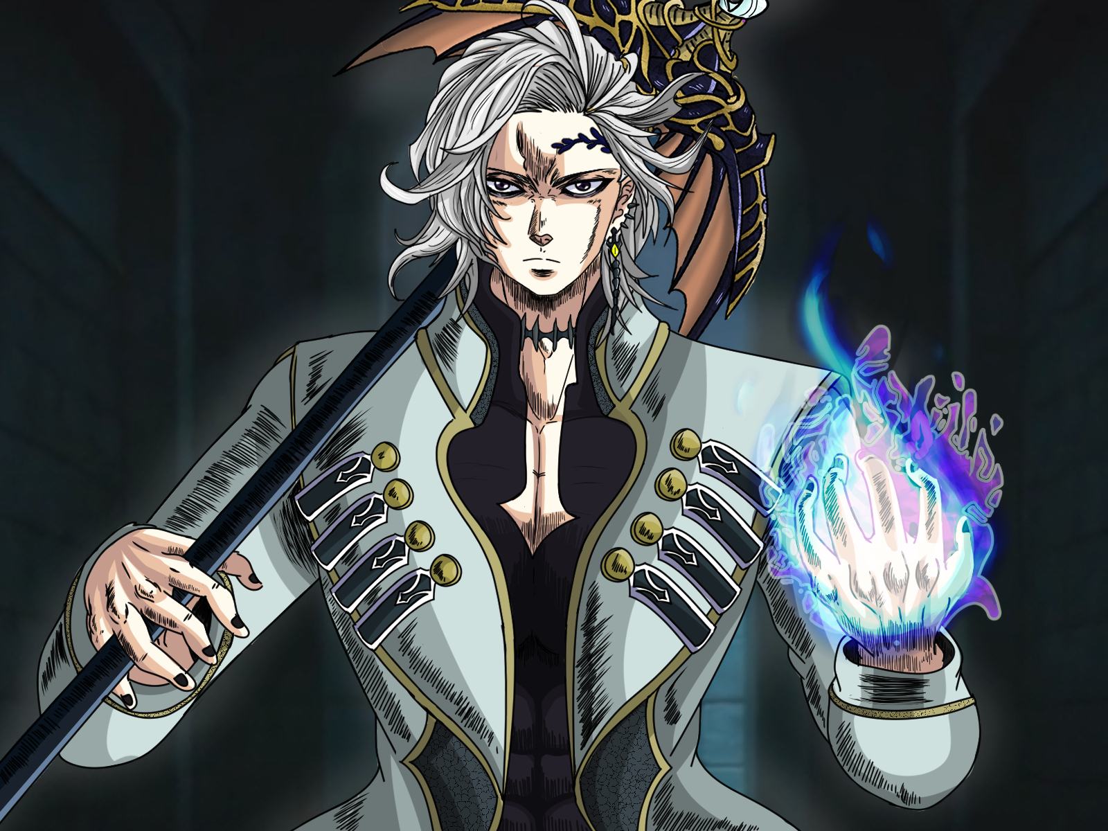 Z Blue Made These Fanarts Of Hades Of Shuumatsu No Valkyrie (Record Of Ragnarock) But This Time With The Official Colors I Hope You Like It And Have A Good