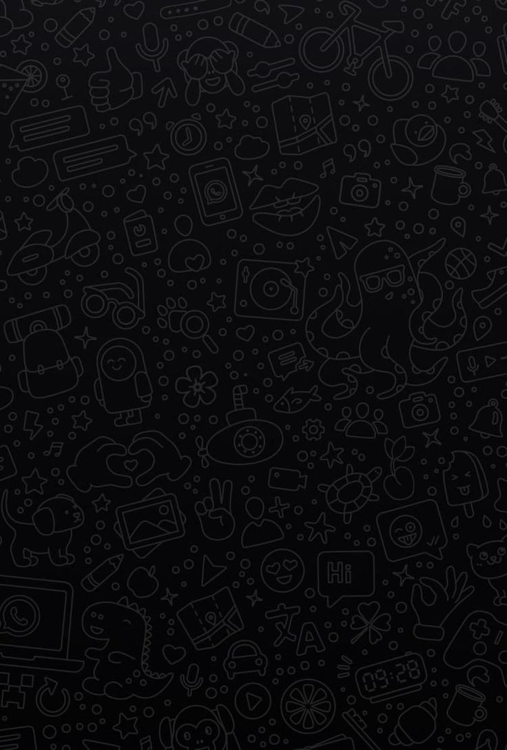 WhatsApp Dark Mode Celebration Wallpaper