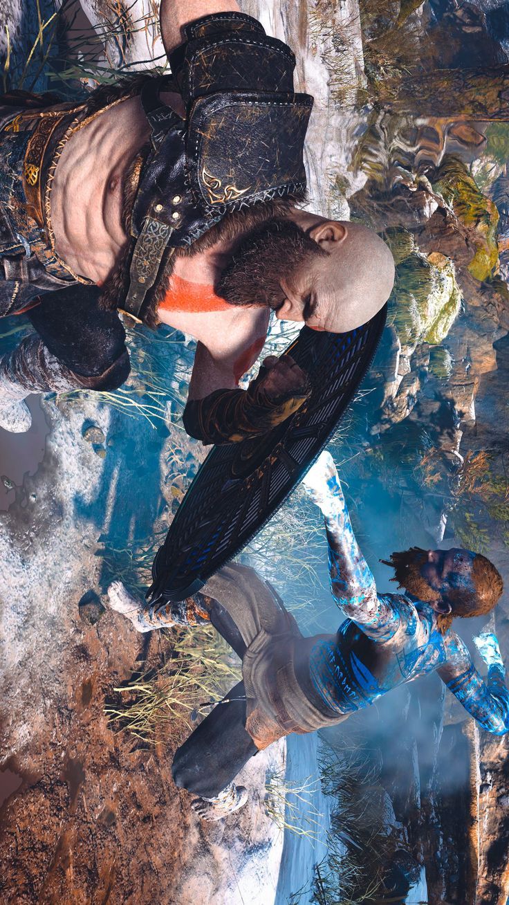 Kratos Vs Baldur. God of War HD wallpaper