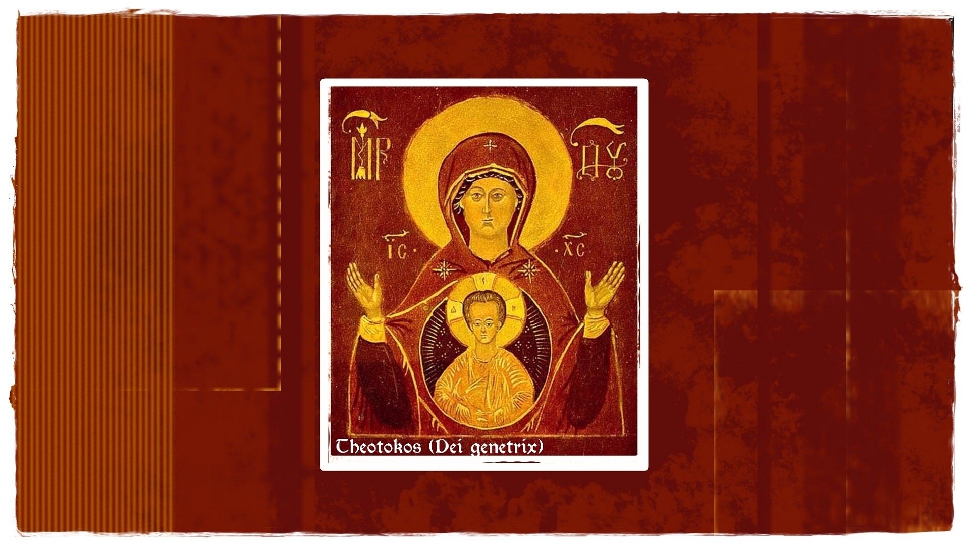 Theotókos, Virgin Mary, Red, Jesus Christ Wallpaper HD / Desktop and Mobile Background