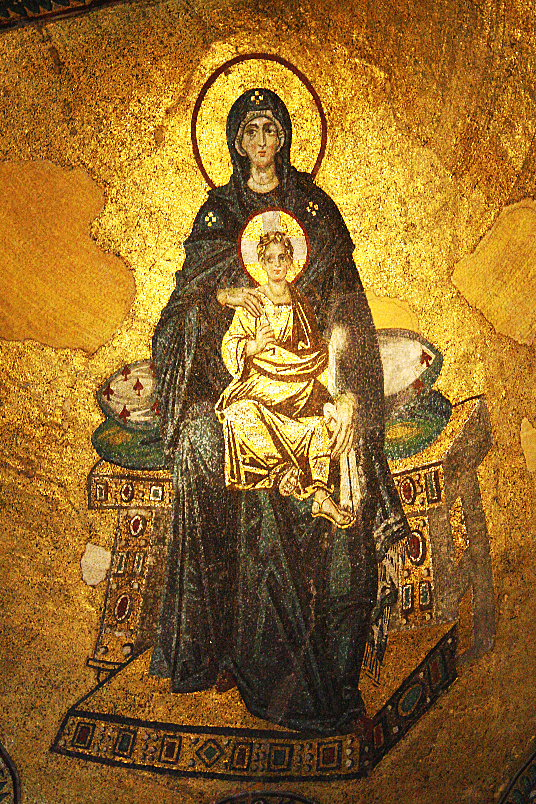 Theotokos Mosaic, Hagia Sophia