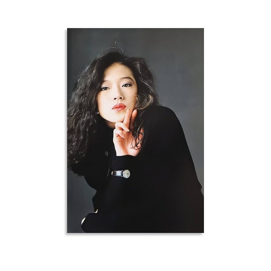 Amazon.co.jp: Akina Nakamori Famous Star Female Singer and Actor Art Photo Poster Canvas Wall Art Home Bathroom Bedroom Office Decor Print Artwork Decor 12x18inch (30x45cm), Home & Kitchen