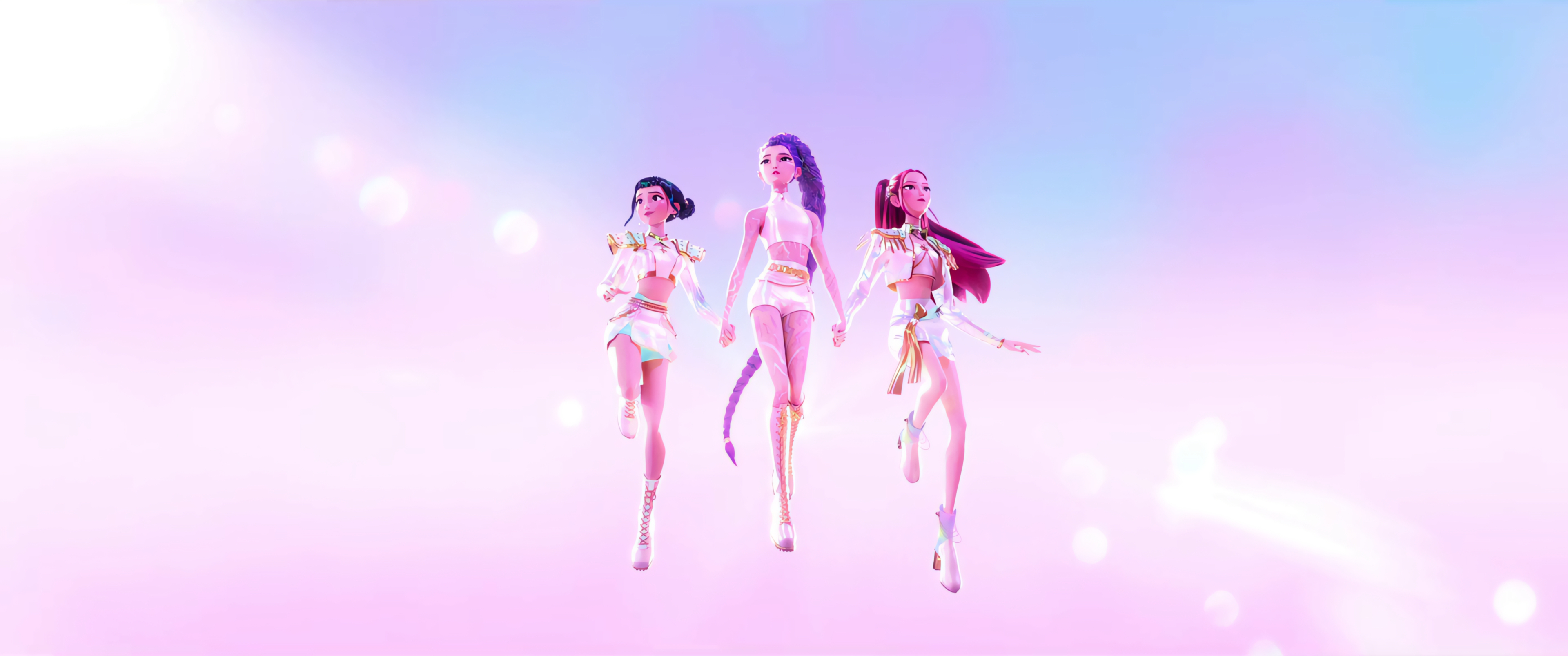 Vee_Godoi Wallpaper Of The Fabulous Huntr X For You To Use The Divas Rumi, Mira And Zoey In All Their Glory And Glamour They Are So. Perfect! #KPOPDEMONHUNTERS #Rumi #Mira #