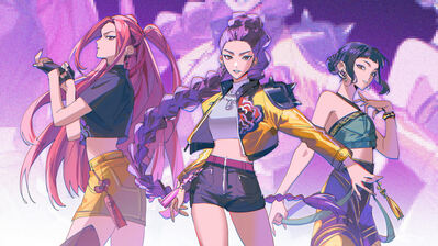 HUNTR X KPop Demon Hunters Rumi Mira Zoey 4K Wallpaper IPhone HD Phone