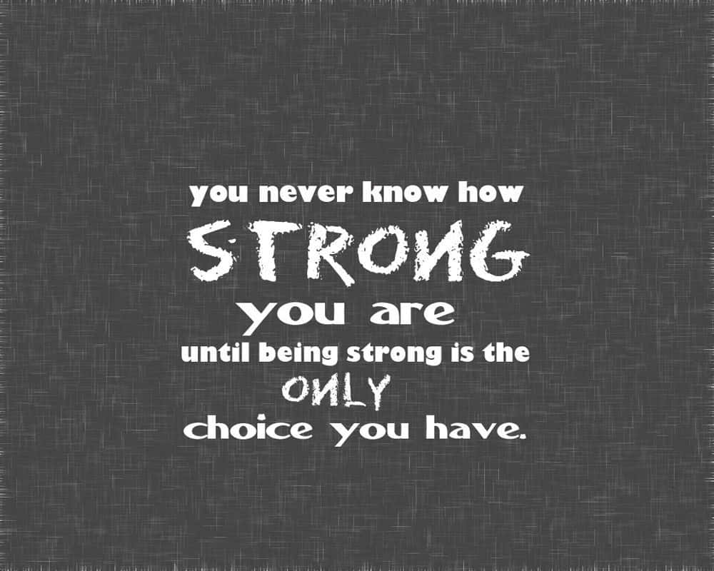 Strength Wallpaper