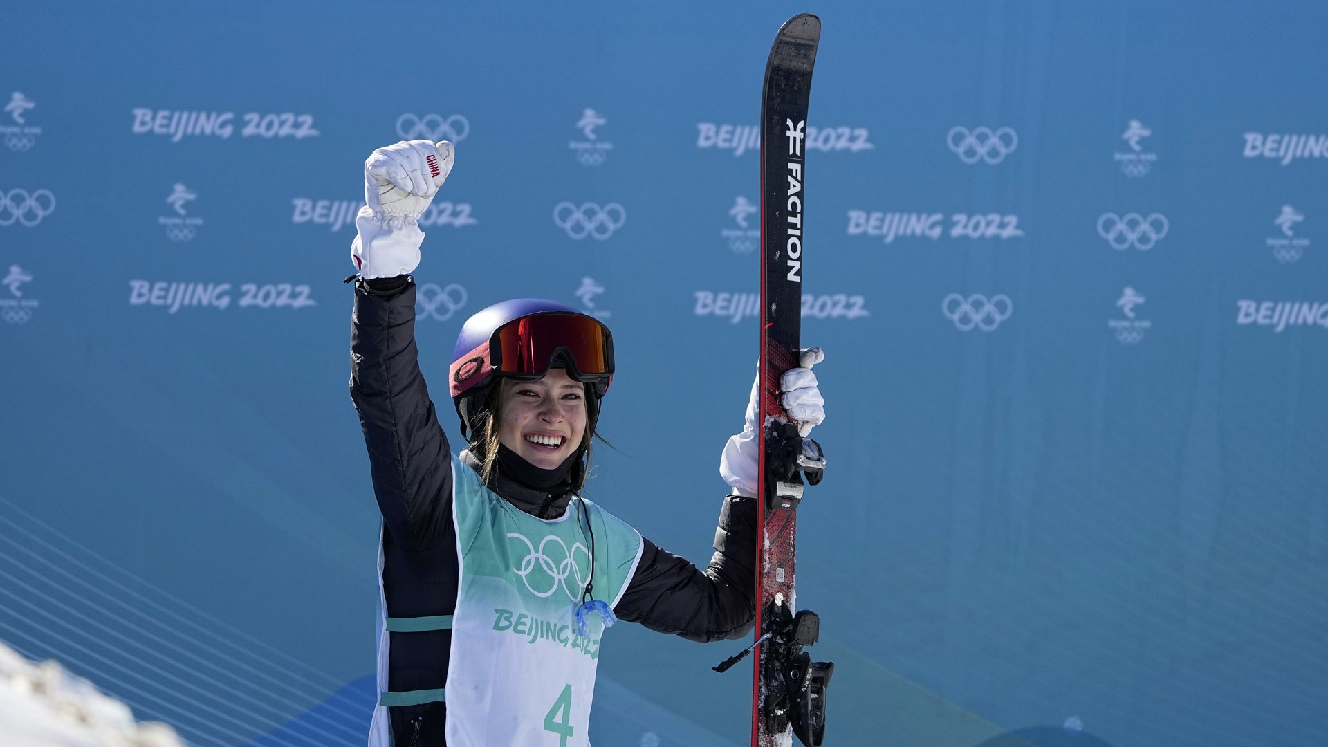 Winter Olympics: Eileen Gu wins gold in big air freestyle skiing
