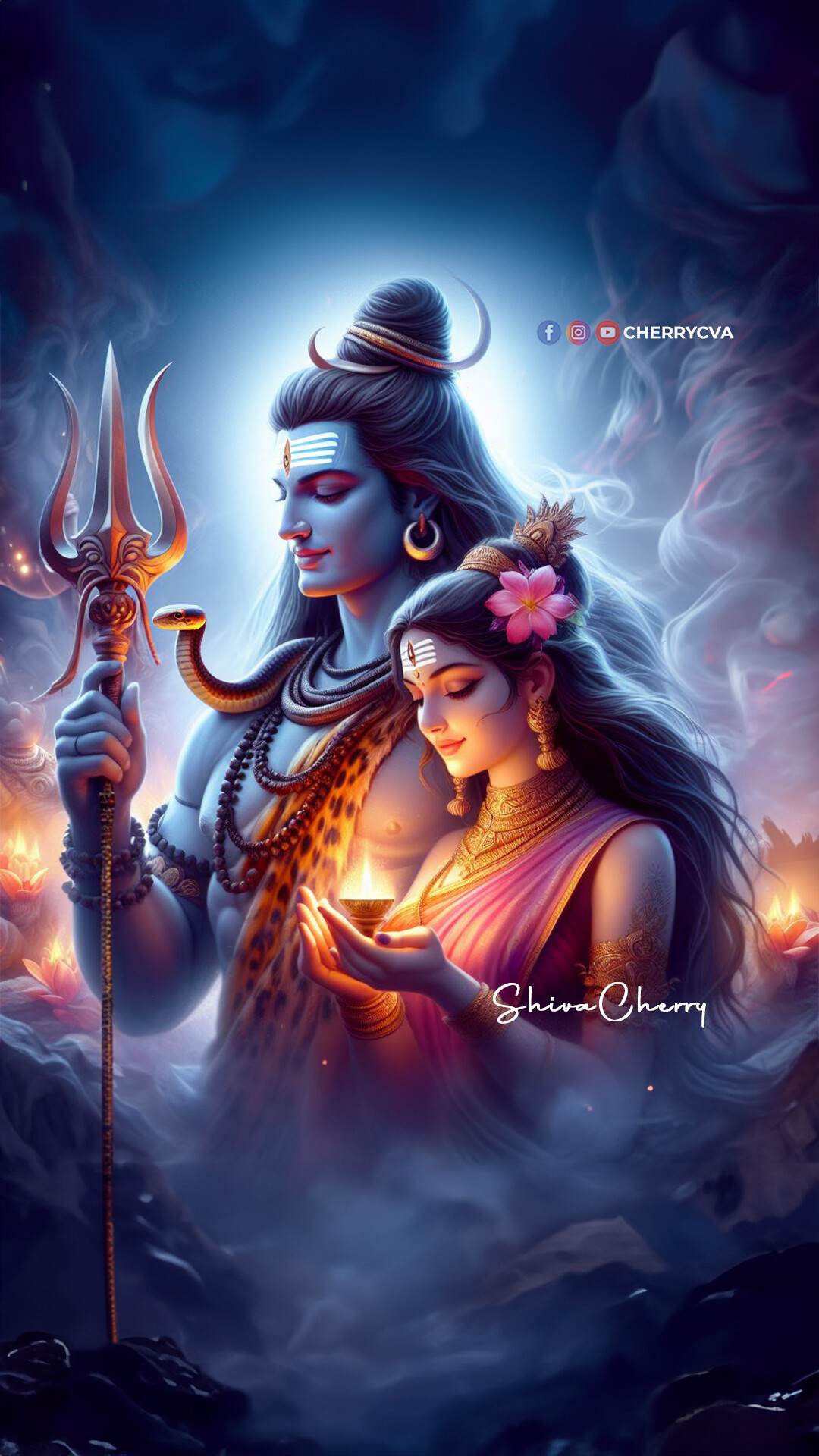 Lord Shiva Digital Ai Artwork