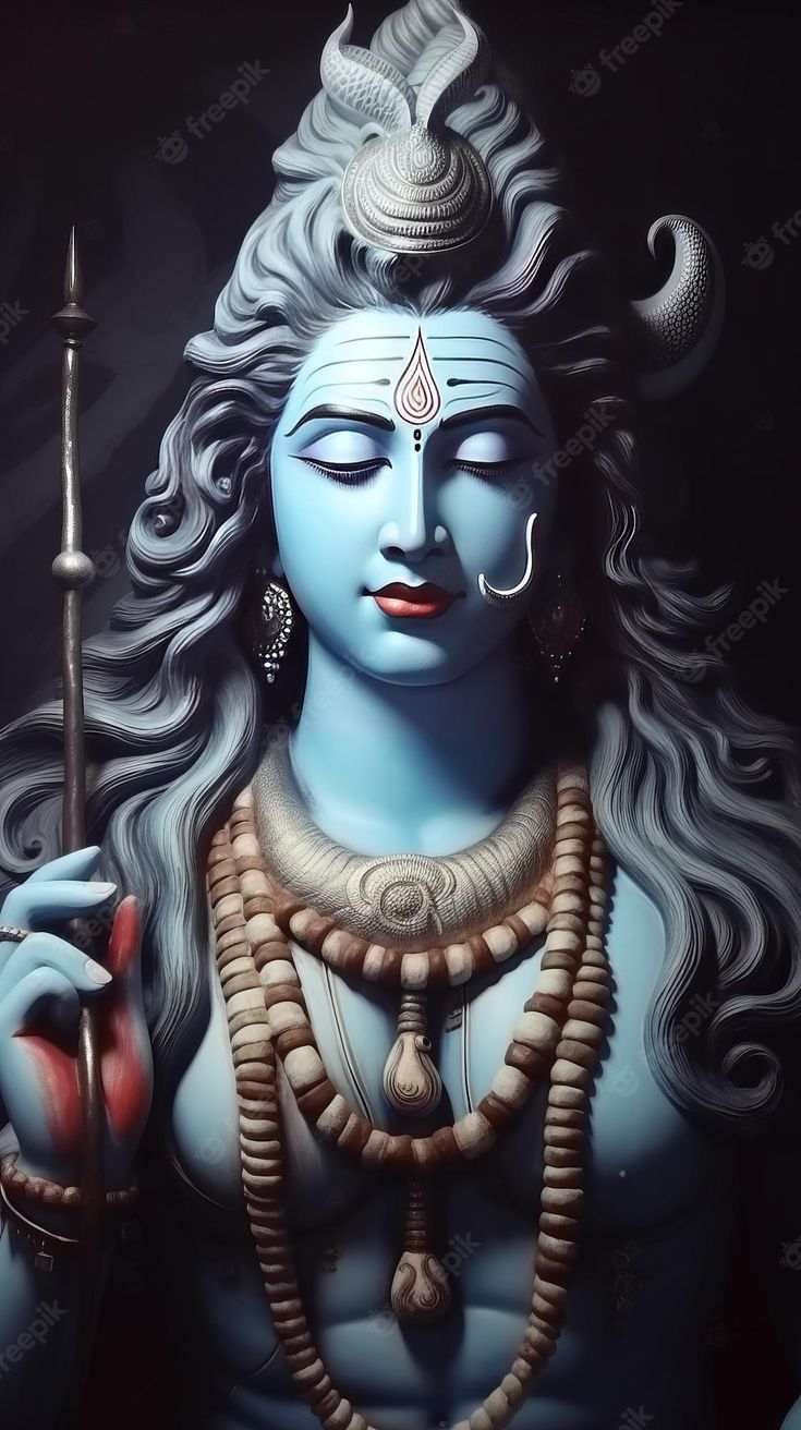 Lord Shiva Generative AI. Premium AI Generated Image