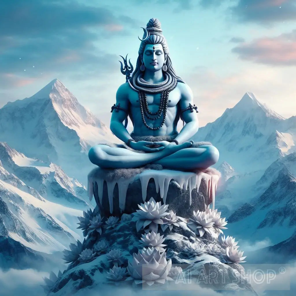 Lord Shiva Meditating