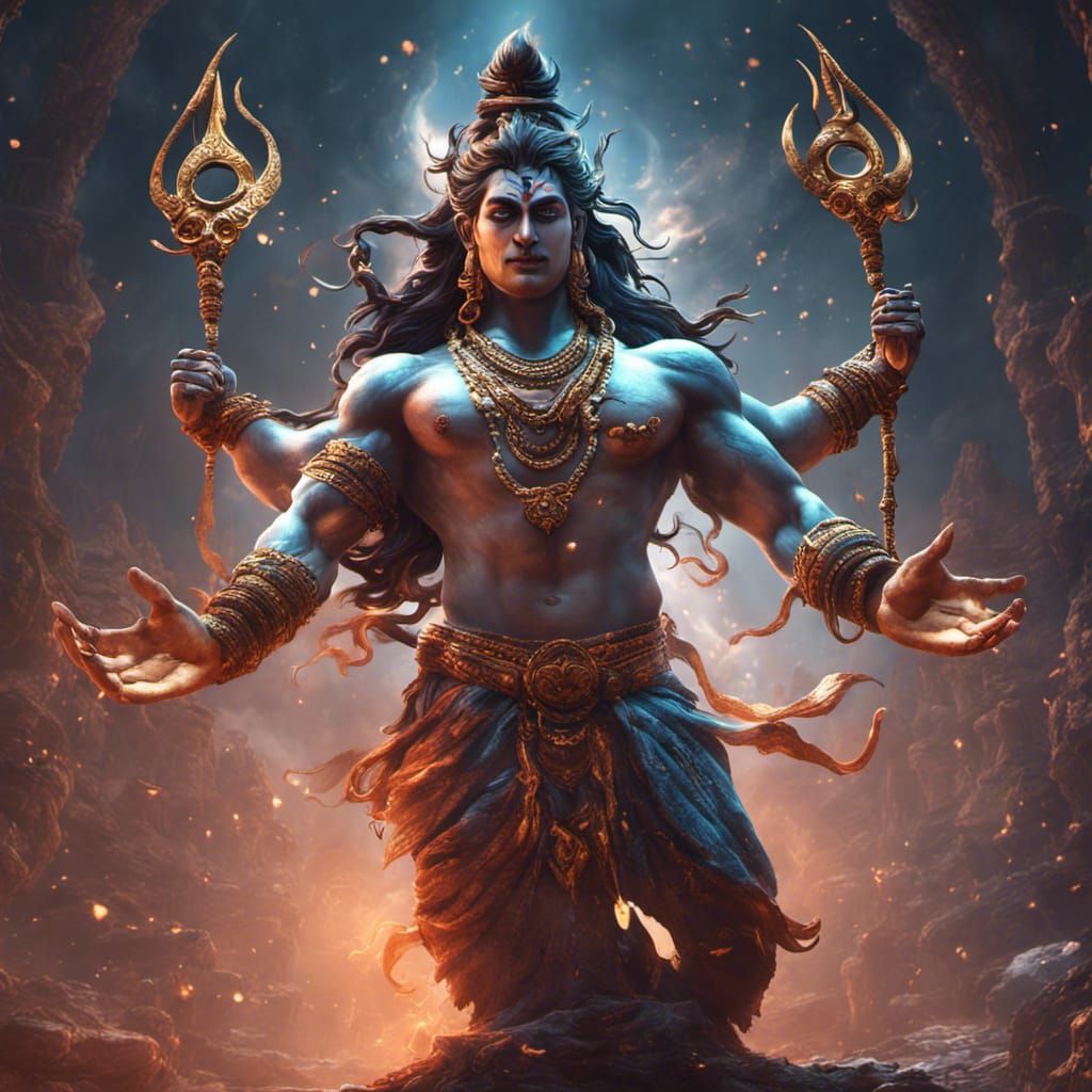 LORD.shiva dancing Shiva Dancing: Detailed Matte Pain