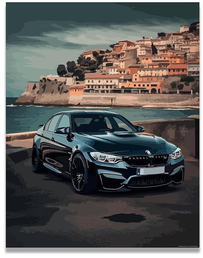 Inspirational Wall Art Co. BMW M3 CS Poster Posters for Boys Room Wall Decor Room Decor Posters for Men