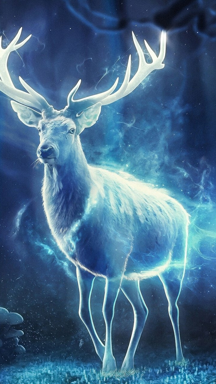 Fantasy Deer Cool Background Wallpaper 111291