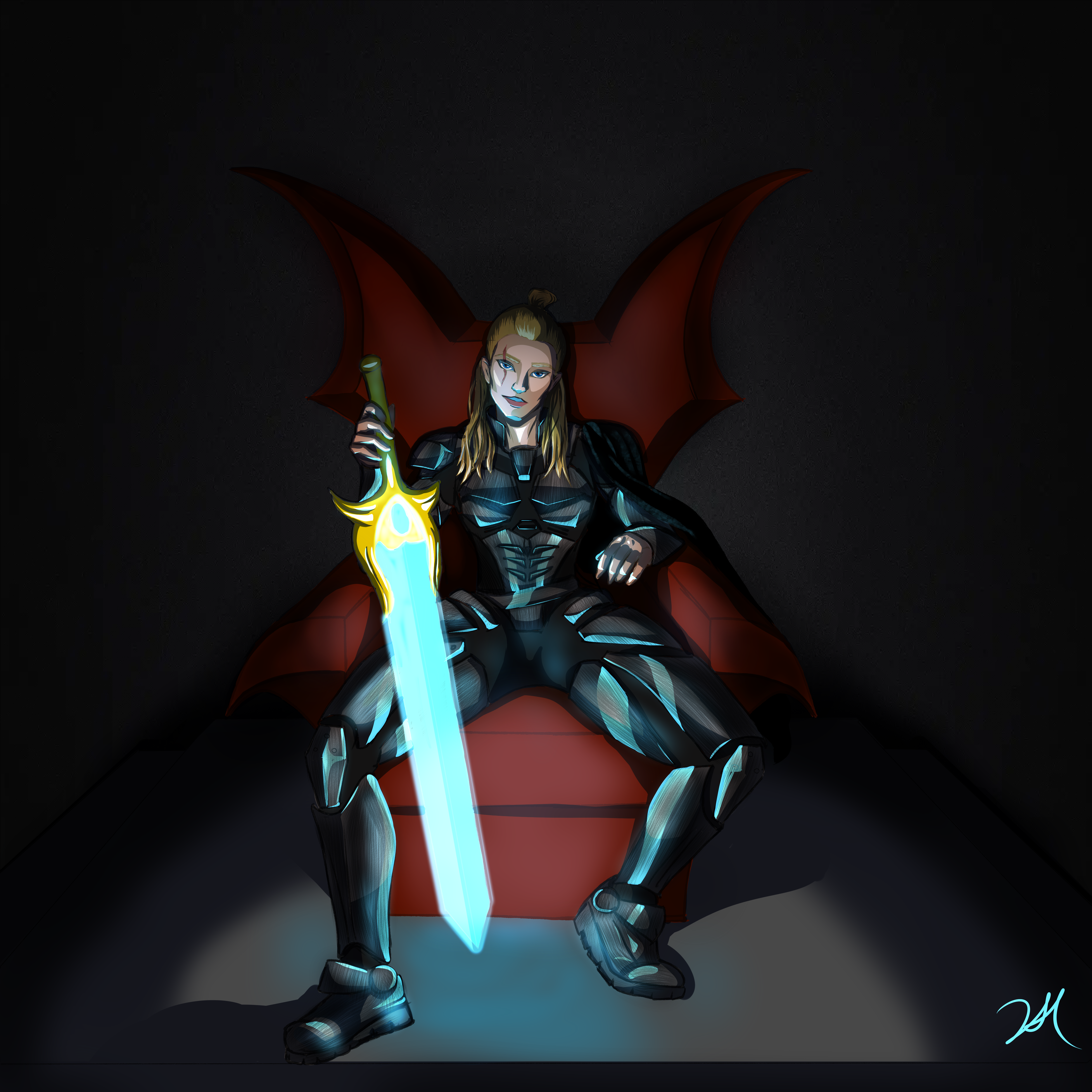 OC I am very obsessed with the idea of horde lord adora, as you can see. Based on the amazing fic by Moonlit_Catra and sherassword on ao3 (link in the comments)