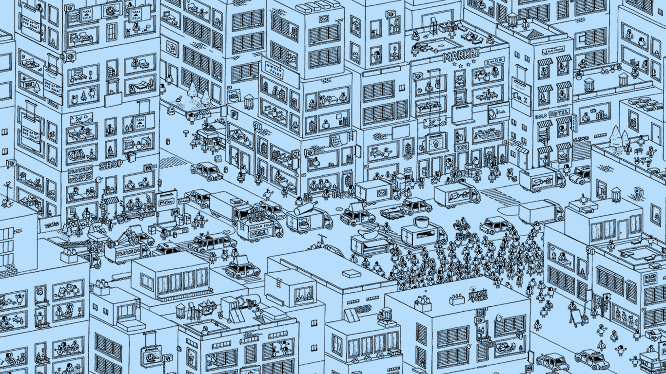 Hand Drawn Game Hidden Folks Is People Watching At Its Finest