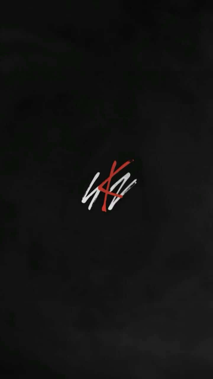 Download Stray Kids Logoon Black Background Wallpaper