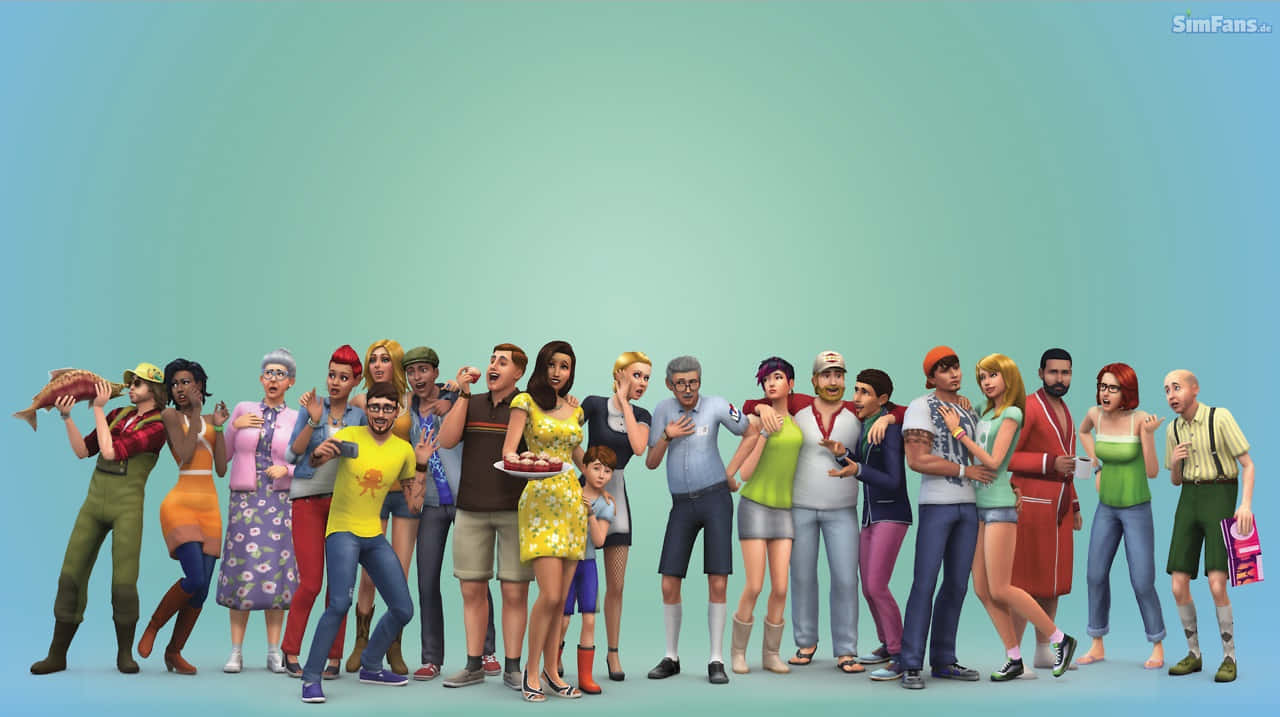 Download The Sims 4 virtual world full of possibilities Wallpaper