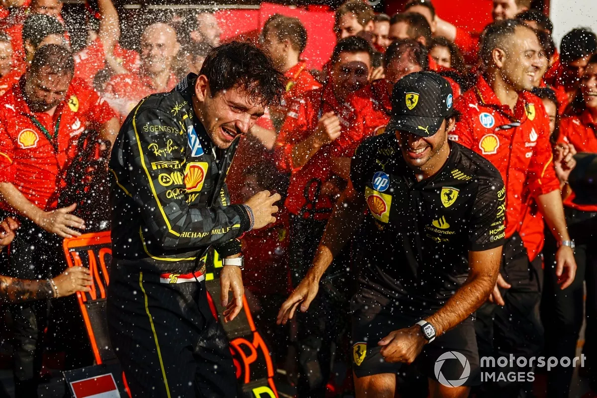 Italian journalist enthusiastic: Charles Leclerc sensational, Carlos Sainz a team player Italian GP