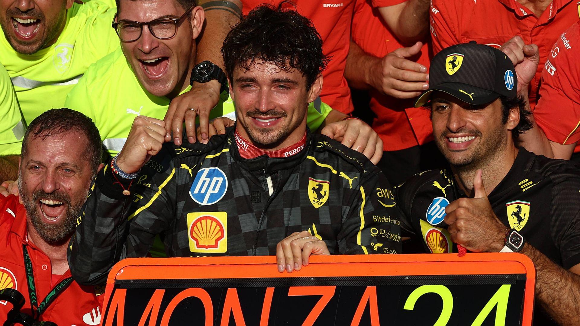 How Carlos Sainz Played a Pivotal Role in Charles Leclerc's Impressive Monza Win