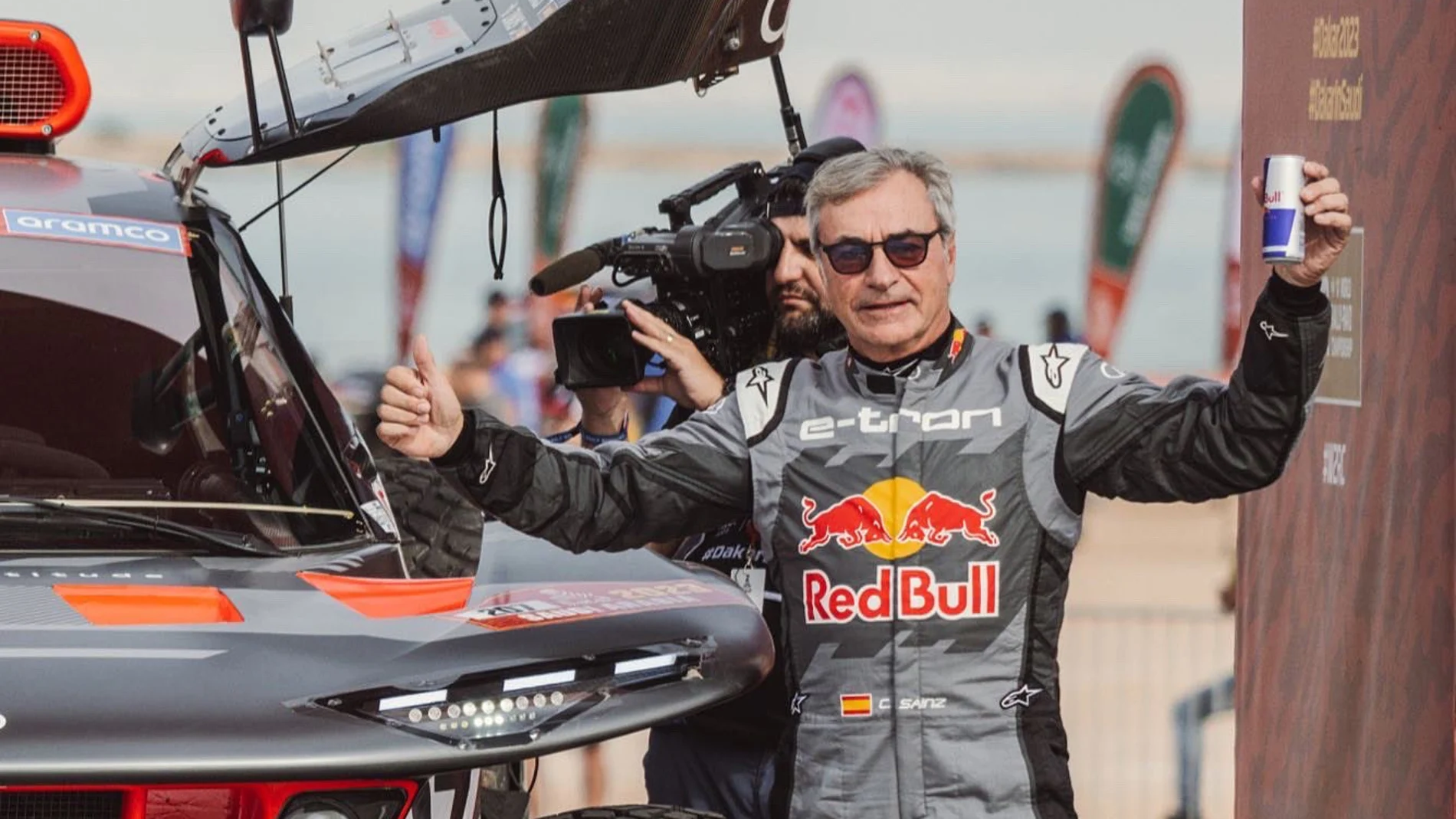 61 Year Old Carlos Sainz At The Dakar