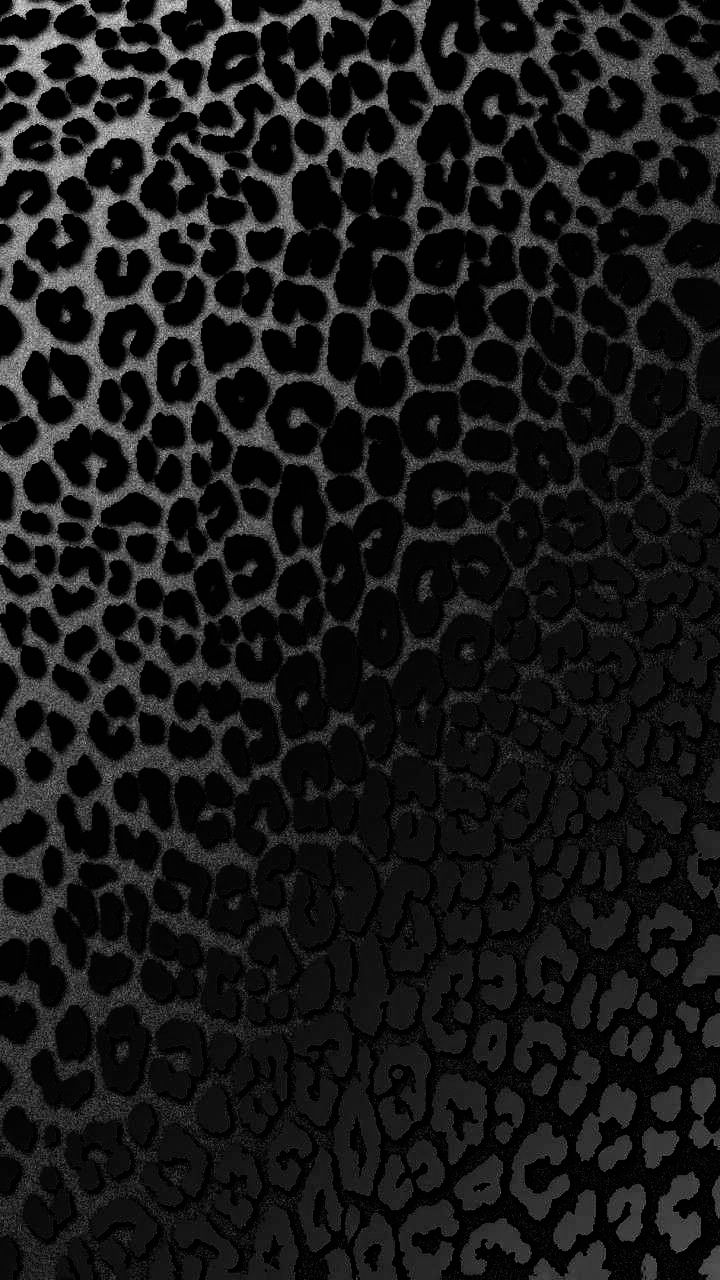 Black and Grey Animal Print Glitter Wallpaper