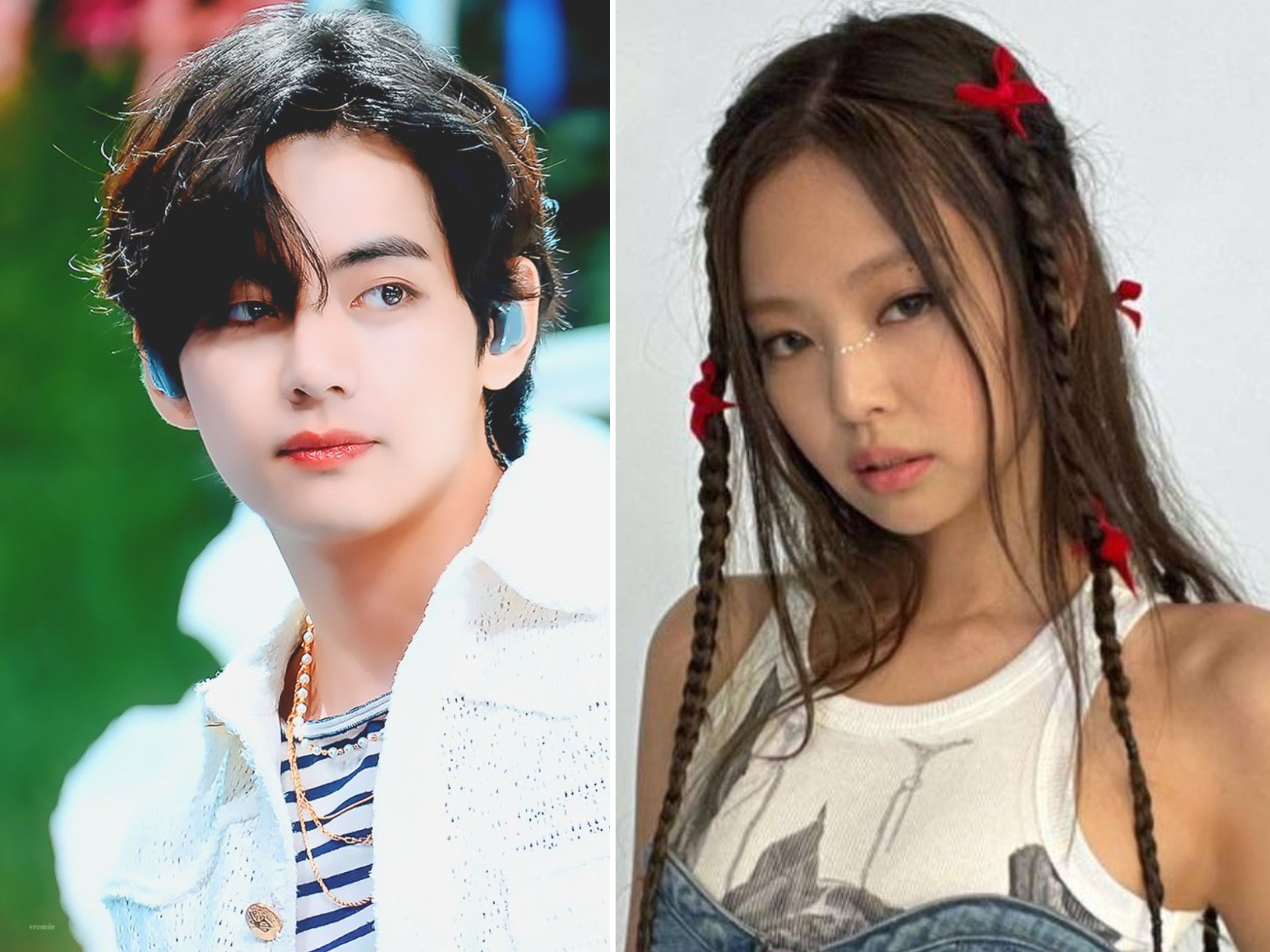 Blackpink's Jennie and BTS' V's 'romance' heats up: new leaked photo are adding fuel to the dating rumours, from a kiss at Jeju Island to a hug at a Born Pink party