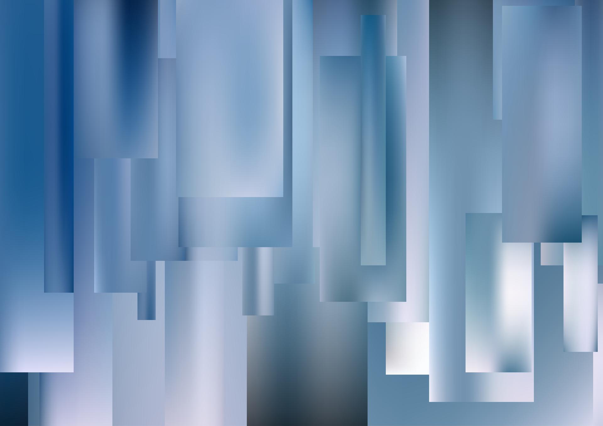 Free Download Abstract Blue Rectangles Background