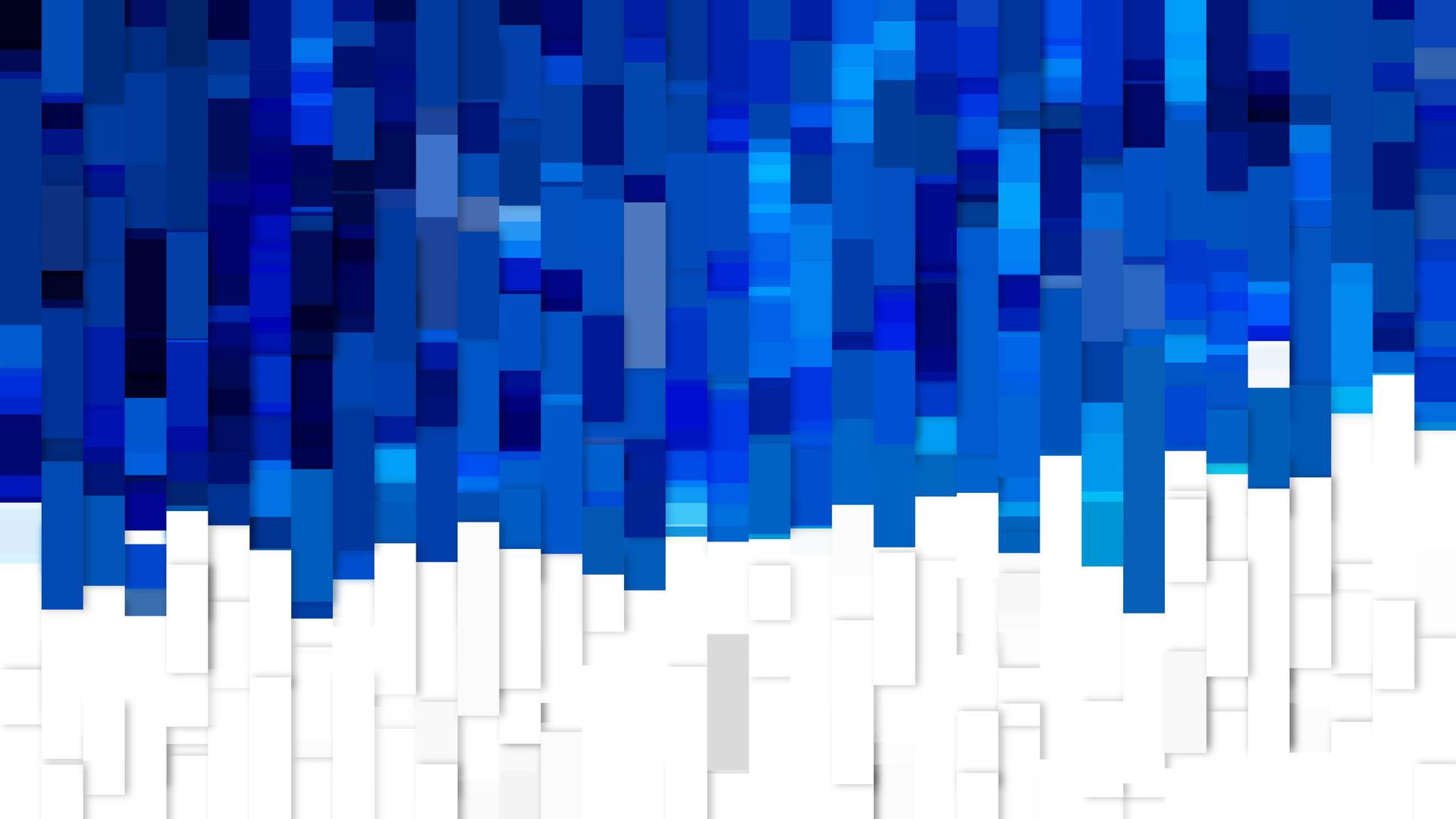 Abstract Blue Rectangle Background